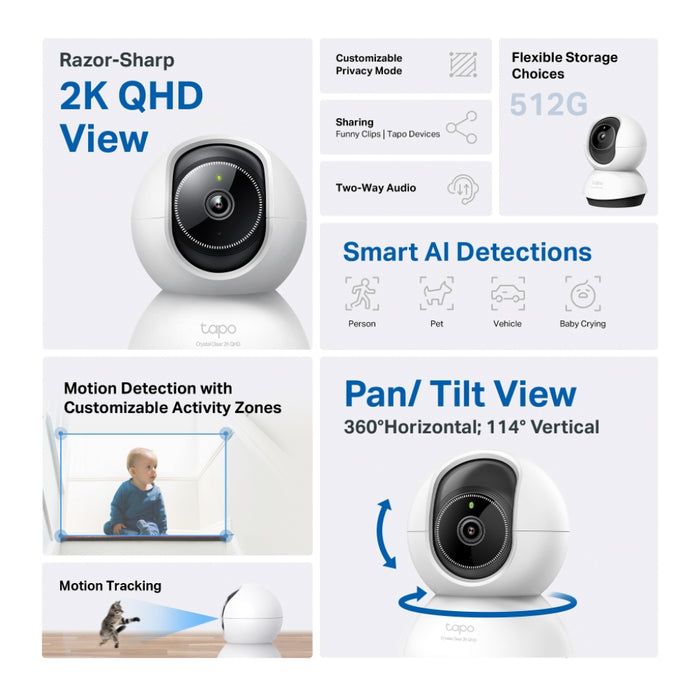 TP-Link Tapo TC72 2K QHD camera