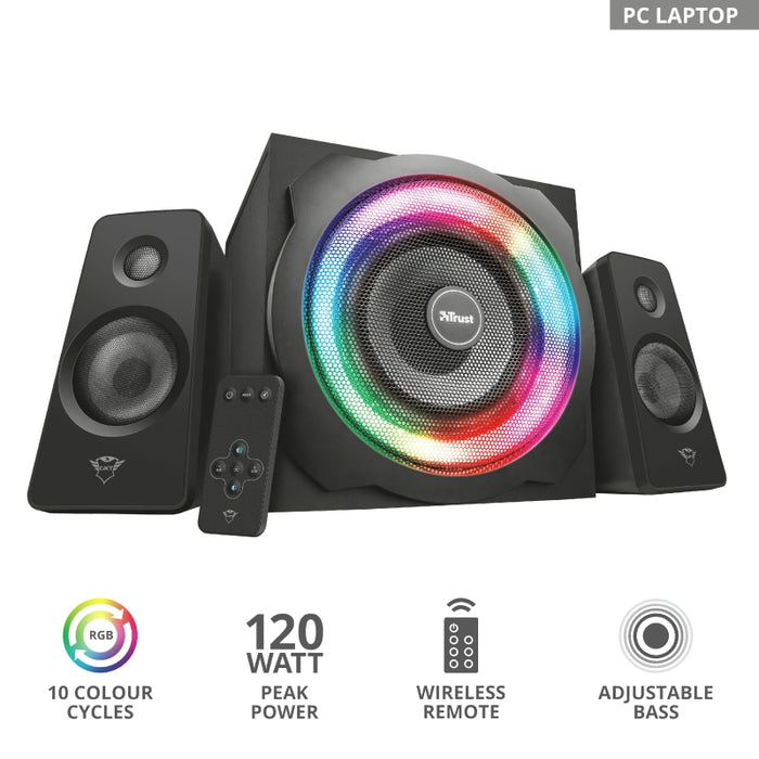 TRUST GXT 629 Tytan 2.1 RGB Speaker Set