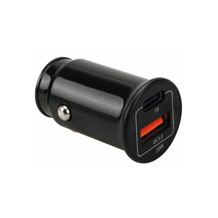 CAR CHARGER USB A+C 20W/3.0A TEKMEE