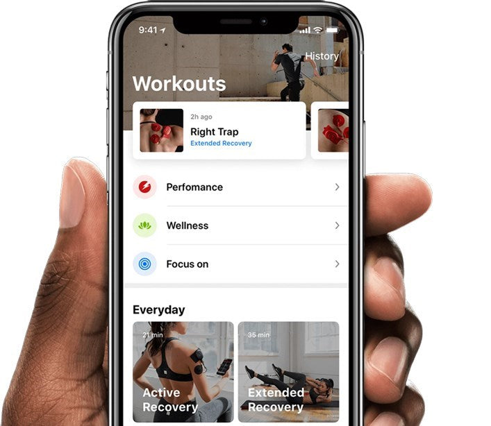 Theragun PowerDot 2.0 Duo electronic muscle stimulator Electrodes unit Red