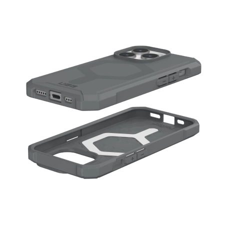 UAG Essential Armor MagSafe case for iPhone 15 Pro - silver