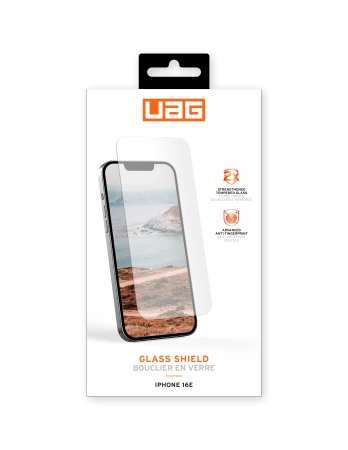 UAG Glass Shield for iPhone 16e