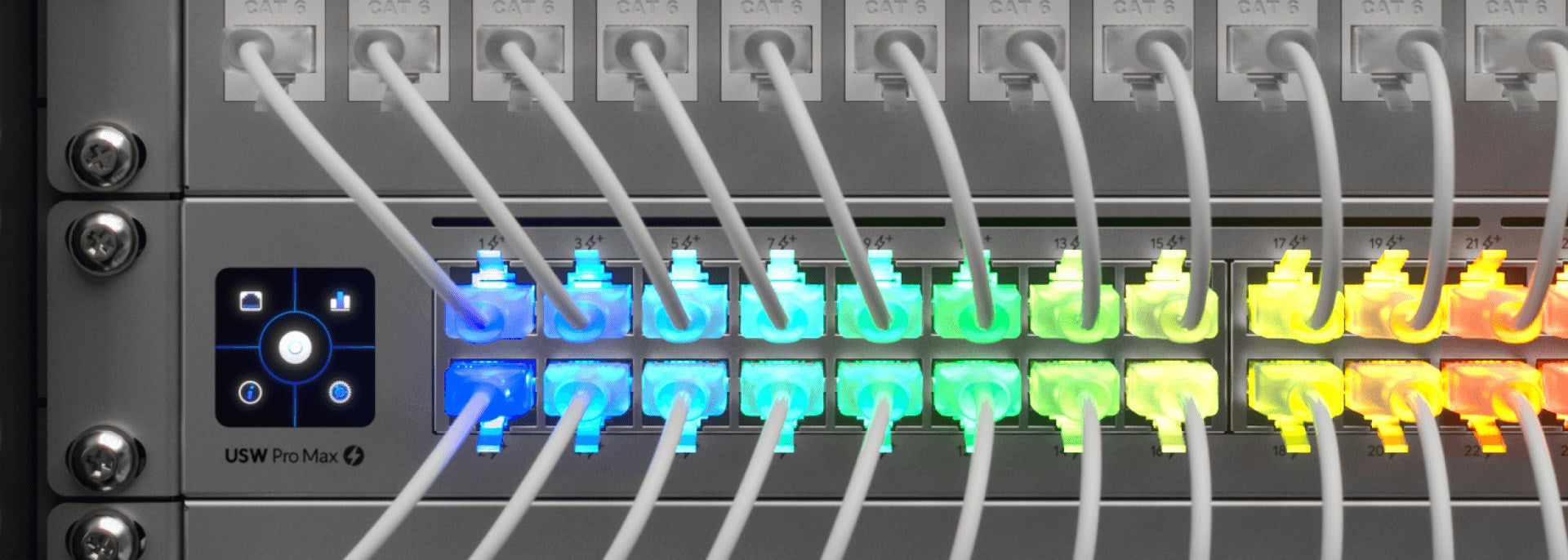 Ubiquiti UACC-Cable-Patch-EL-3M-W networking cable Translucent, White Cat6