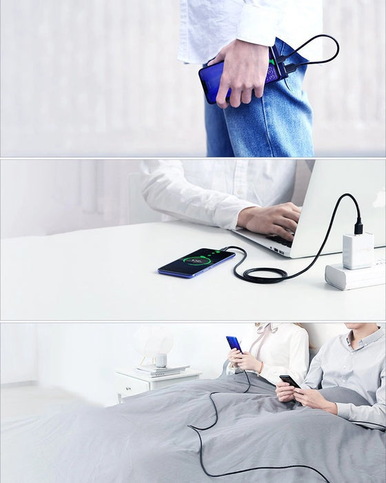 Ugreen US287 60117 USB-A / USB-C 3A cable 1.5m - black