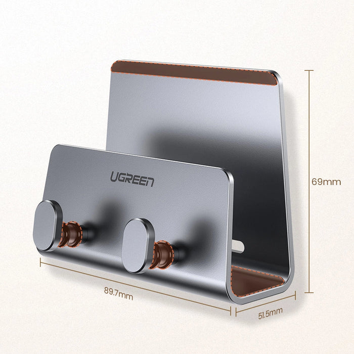 Ugreen LP193 metal wall holder for smartphone / tablet 4-9.7" - silver