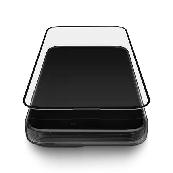 Uniq Optix Matte frosted tempered glass for iPhone 15 Plus / 14 Pro Max with applicator