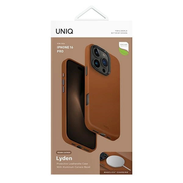 Uniq Lyden Magclick Charging case for iPhone 16 Pro - caramel