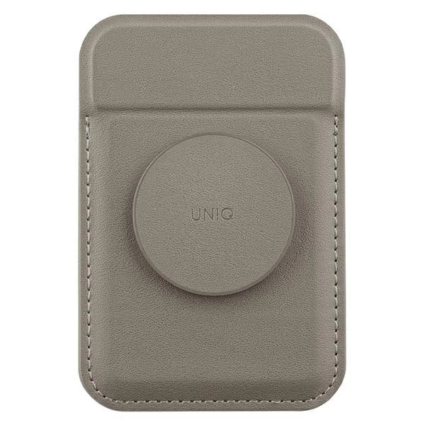 Uniq Flixa Magnetic Card Wallet with Stand Gray/Flint Gray MagSafe