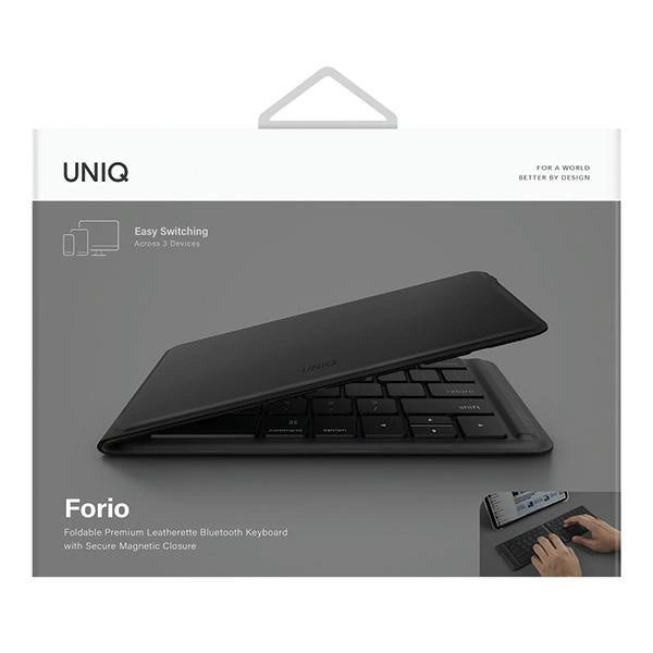 Uniq Forio Foldable Bluetooth Keyboard Black/Midnight Black