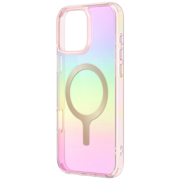 Uniq Iridescia Magclick Charging Case for iPhone 16 Pro - Pink