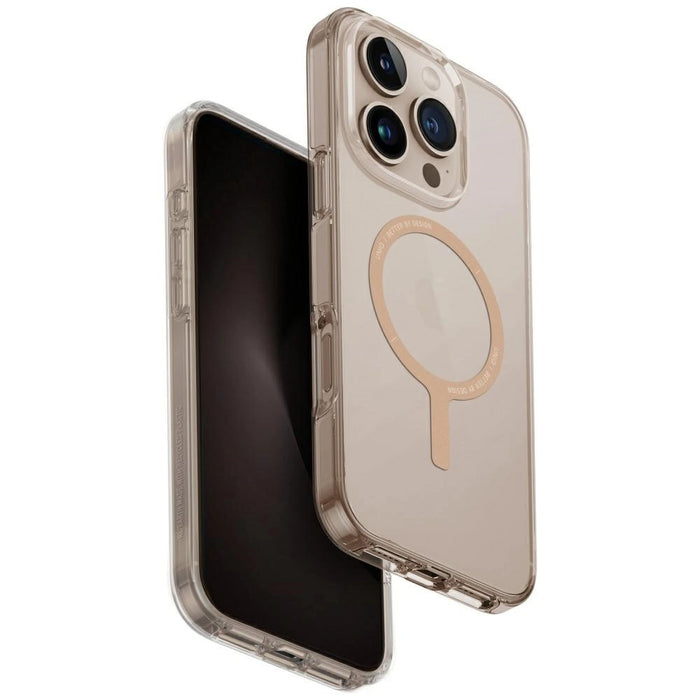 Uniq Clario Magclick Charging Case for iPhone 16 Pro - Transparent Gold