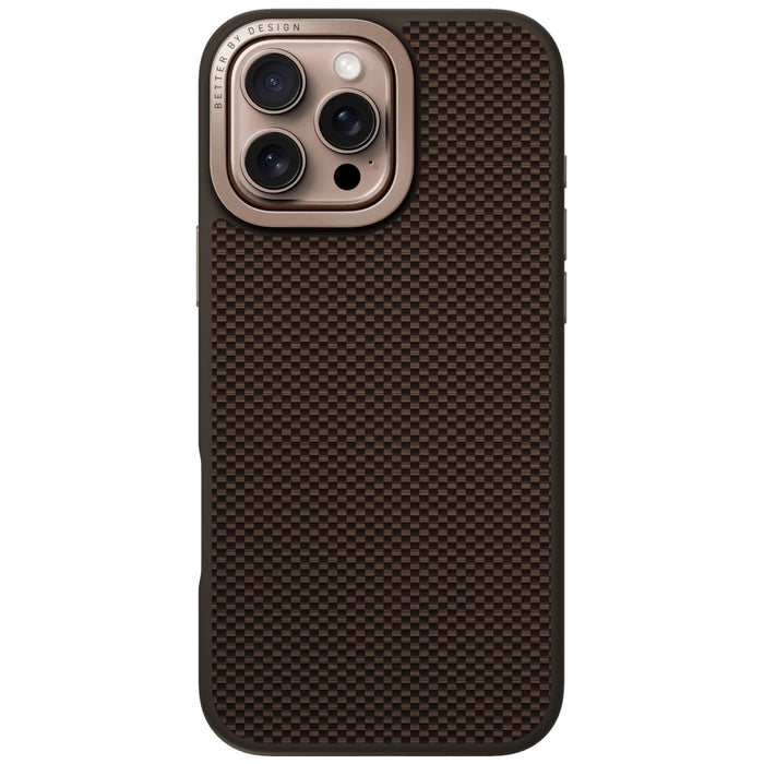 Uniq Keva Max Magclick Charging Camera Stand Case for iPhone 16 Pro Max - Brown