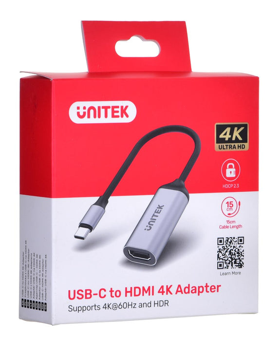 Cable adapter Unitek (V1420A) USB-C - HDMI 2.0 4K 60Hz