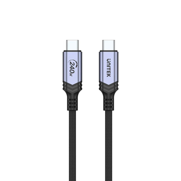 UNITEK CABLE USB-C, 240W, 2M