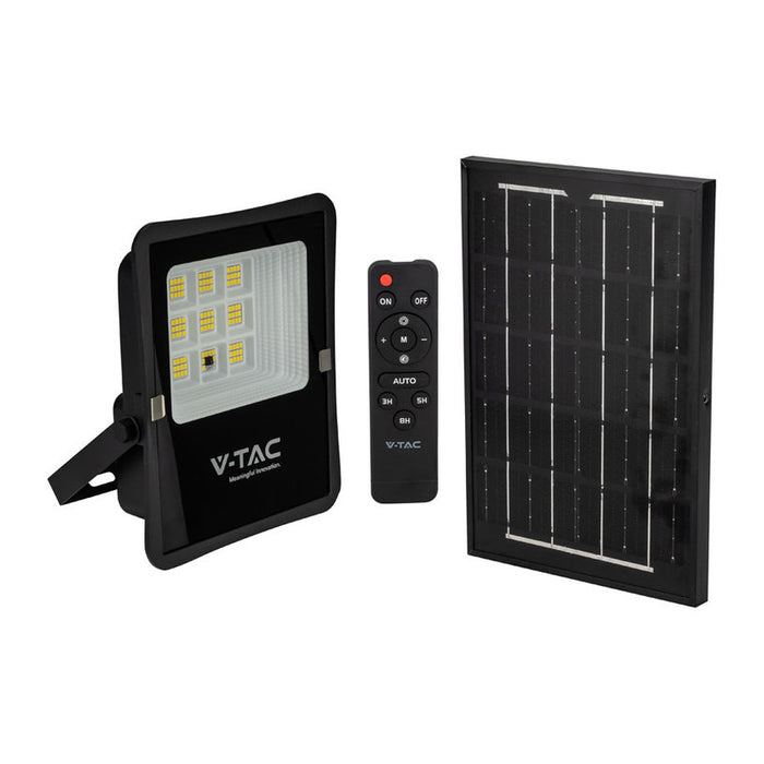 LED SOLAR FLOODLIGHT 6W 6400K 400LM V-TAC