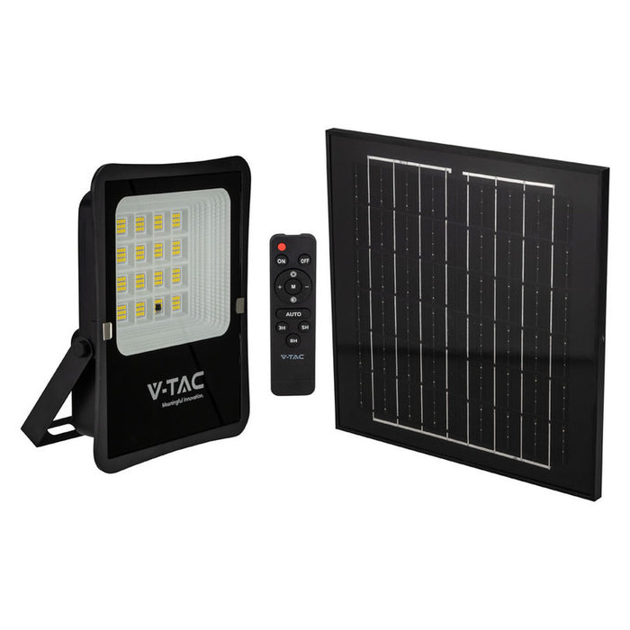 LED SOLAR FLOODLIGHT 12W 4000K 1200LM V-TAC