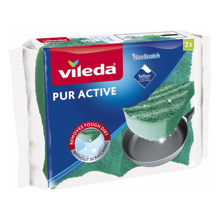 SPONGE TEFLON ACTIVE DOUBLE MULTIFUNCTIONAL VILEDA