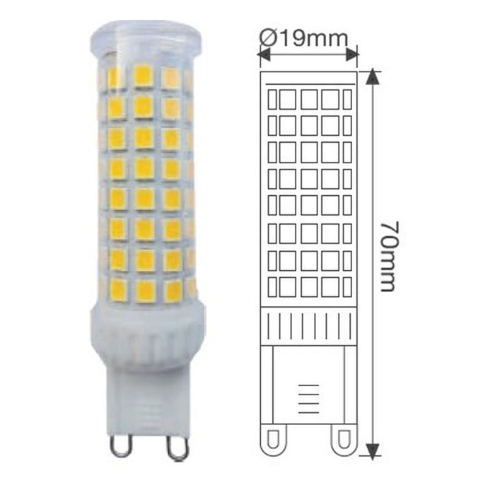 LED BULB VITO G9 8W 6400K 1000LM CAPSULE