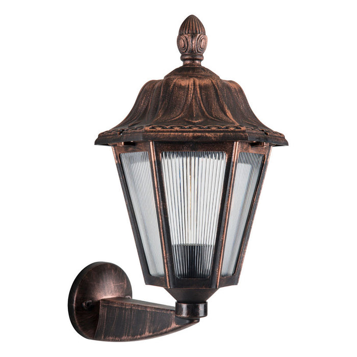 GARDEN LANTERN TOP/BOTTOM BRACKET E27 IP44 ANTIQUE VITO VERONA