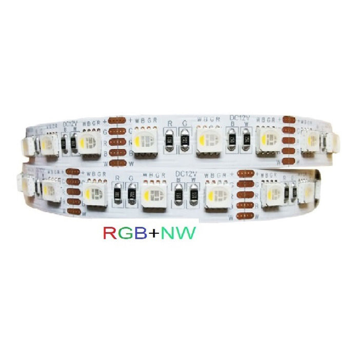 LED STRIP 14.4W RGB+4000K IP20 5M 12V VITO