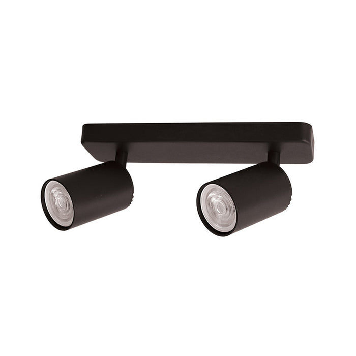 SPOT LINEAR 2XGU10 BLACK VITO LUGO