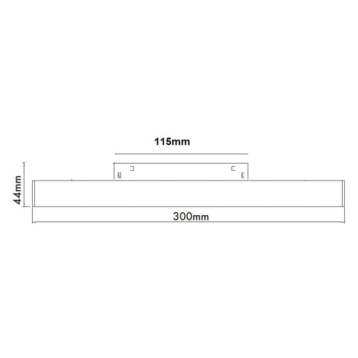 LED LINEAR FLUID 10W 4000K 30CM FOR MAGNETIC-RAIL MOUNTING VITO