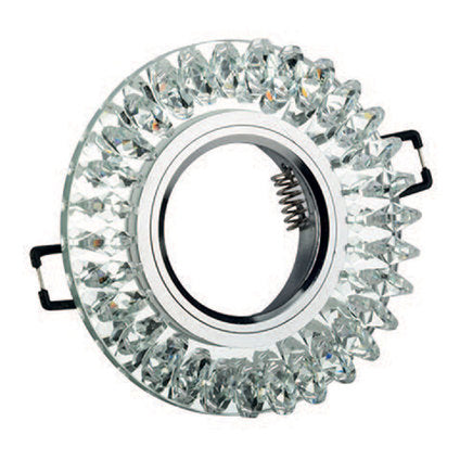 MINI MOON CIRCLE 220V CHROME GU5.3 MR16 WITH RELIEF VITO PALACE-3