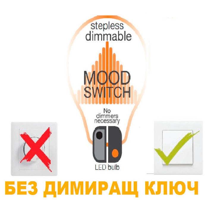 LED BULB FILAMENT E14 4W 2700K CANDLE DIMMING VITO