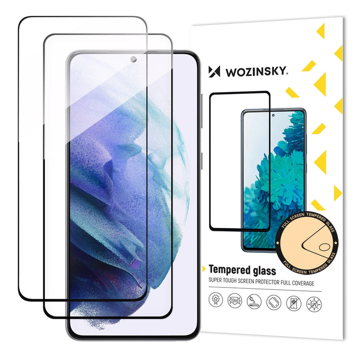 Wozinsky Full Glue Tempered Glass for Samsung Galaxy S23, 2-pack