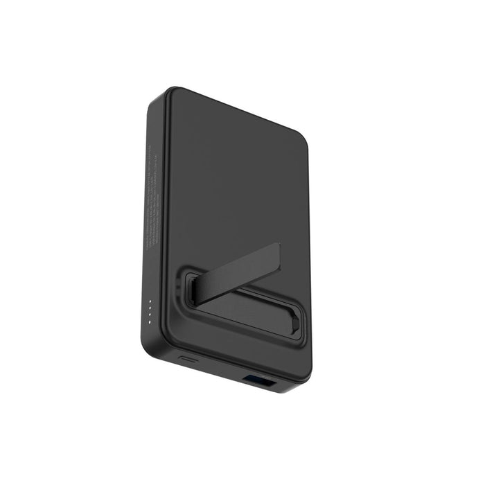 Powerbank Wozinsky WLWP-10KA0Y3S 22.5W PD Qi2 10000 mAh, with stand, 1x USB-A, 1x USB-C - black