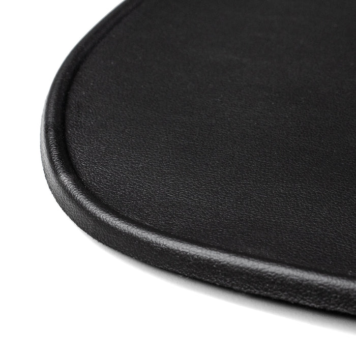 Ergonomic Mouse Pad and Wrist Rest Gel Eco Leather Large Anti-Slip - Black