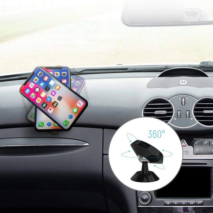 Wozinsky Magnetic Car Dashboard 360 Self-adhesive Black (WMH-05)