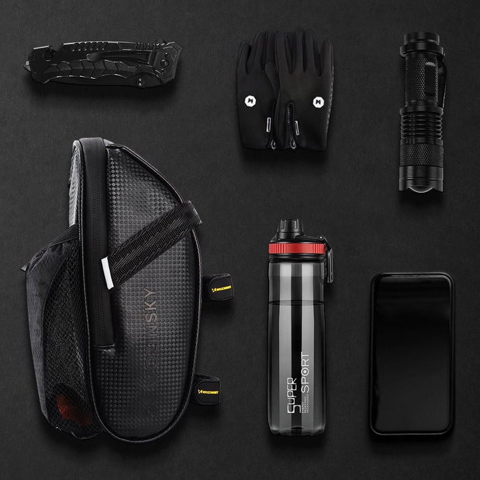 Wozinsky bike saddle bag 1.5 l black (WBB20BK)