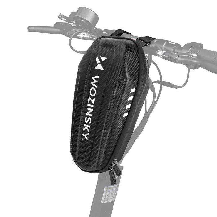 Wozinsky waterproof scooter handlebar bag 2l handlebar bag black (WSB3BK)
