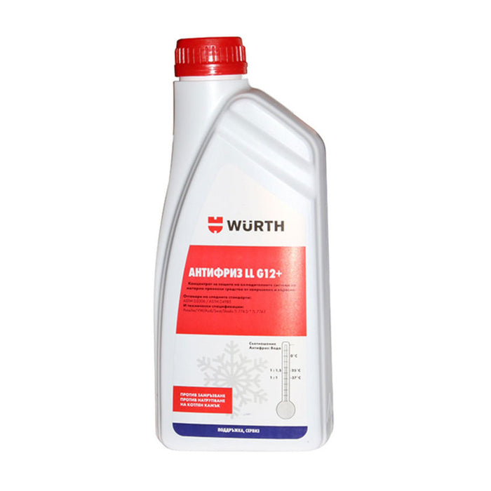 ANTIFREEZE G12+ 1L CONCENTRATE -60C WURTH