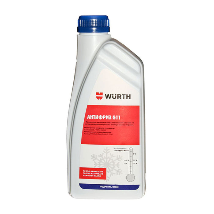 ANTIFREEZE G11 1L CONCENTRATE -60C WURTH