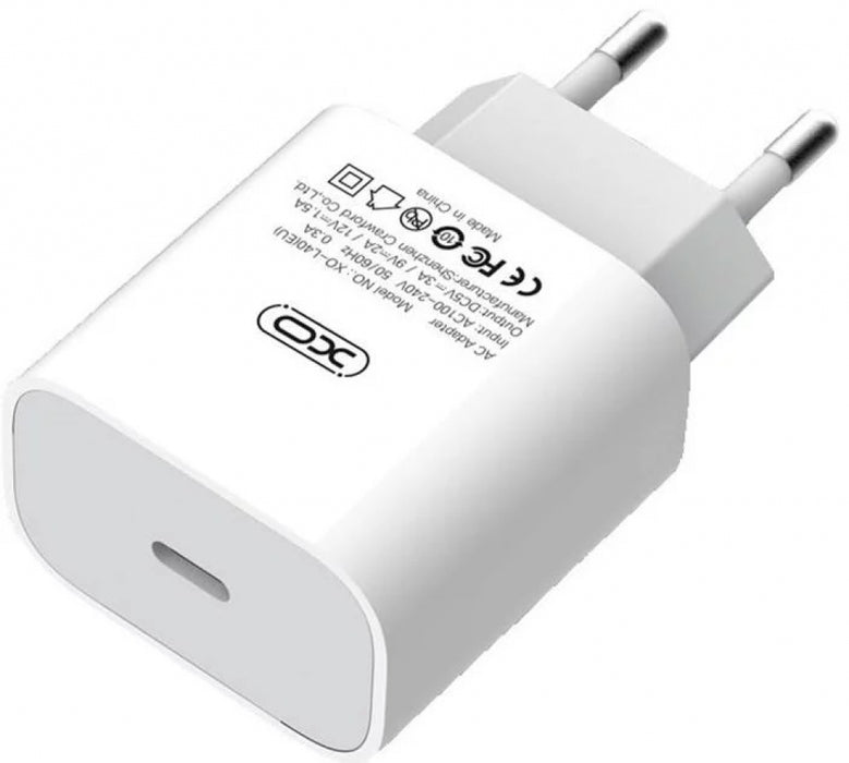 Charger XO L40 EU PD 18W Single Port Charge