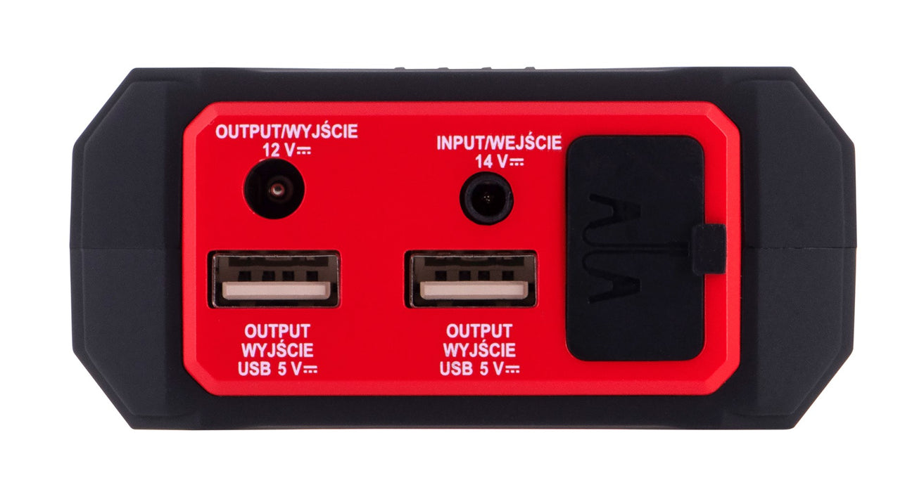 Car jump starter YATO YT-83081 car power bank 9000 mAh 9000 mAh Black, Orange