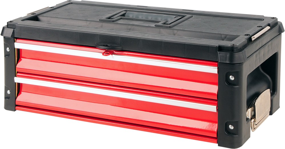 Yato YT-09107 small parts/tool box Metal Black, Red