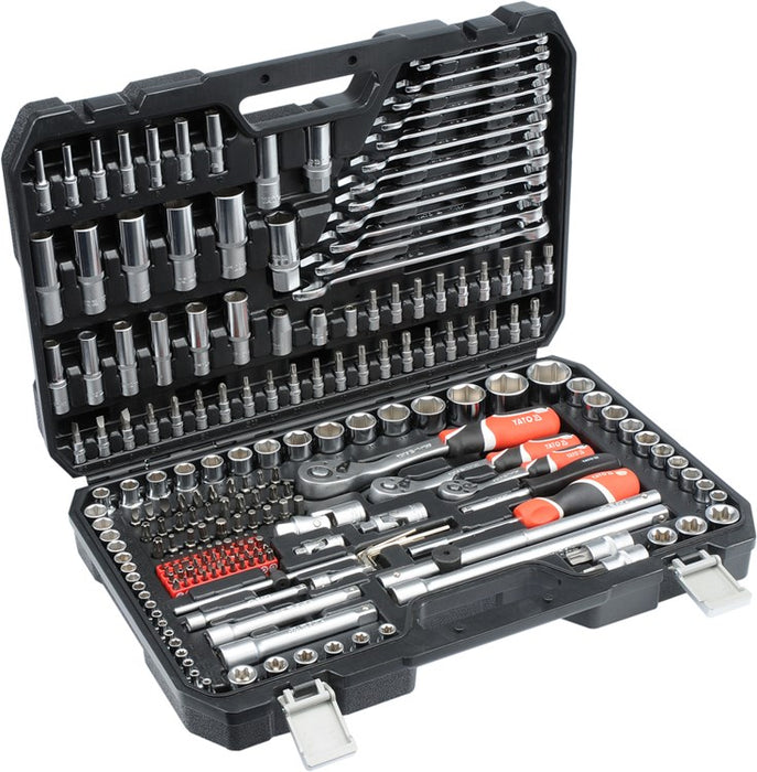 YATO YT-38841 1/4", 3/8", 1/2" Socket wrench set