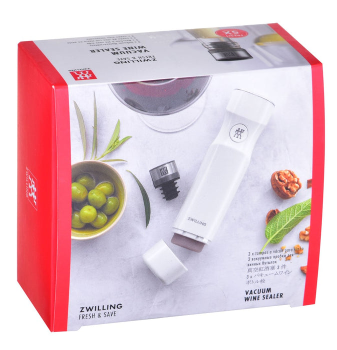 ZWILLING FRESH & SAVE wine preserving pump 3 cm Plastic, Silicone, Stainless steel