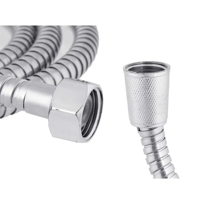 A shower head with a hose to direct the flow Berilo Metal 2 m 14 x 24,5 x 4,5 cm 14 x 4,5 x 24,5 cm (12 Units)