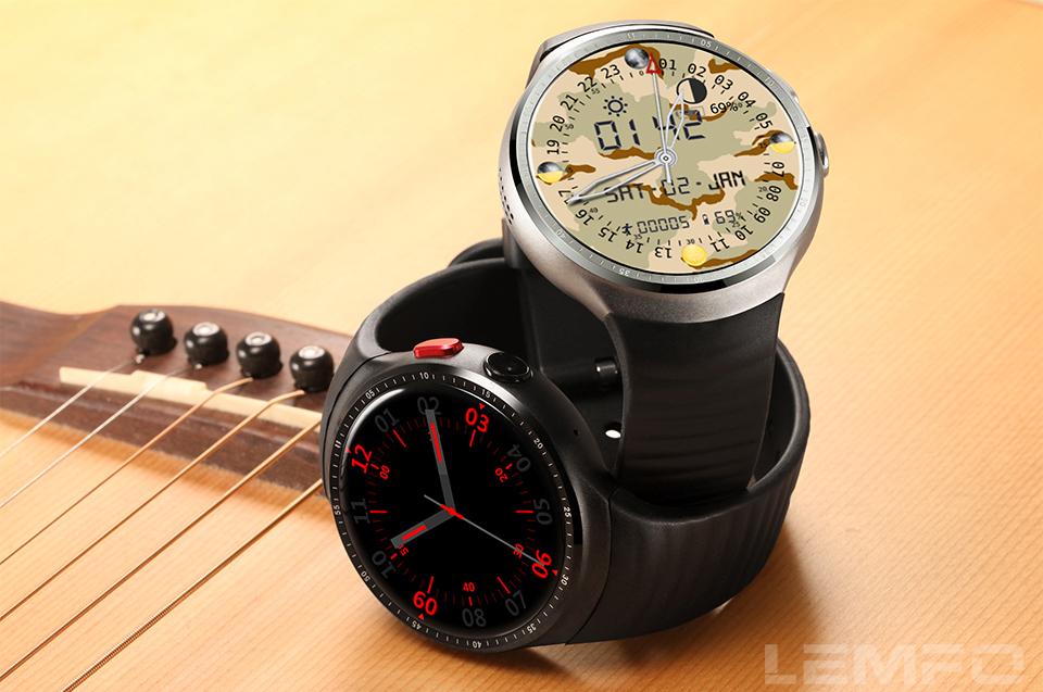 A smart watch camera LEMFO LES1 Android 5.1 MTK6580 1GB + 16GB - Smart Watches