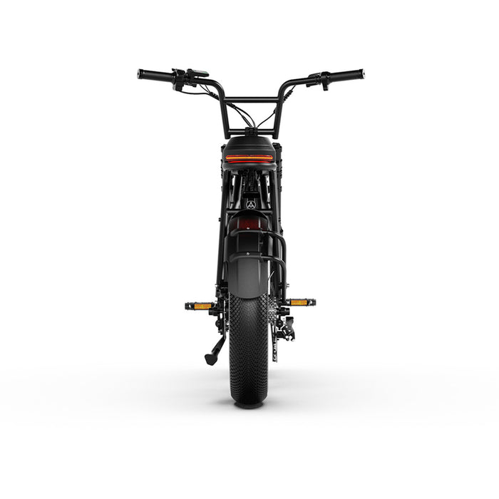 Electric bicycle A-SPADZ CAVET AIR FAT 20" BLACK 250 W, UP TO 25 KM/H, MILEAGE UP TO 100 KM, 20.00 "