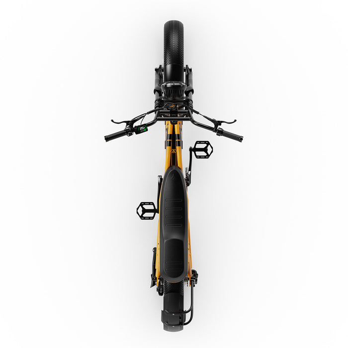 Electric bicycle A-SPADZ CAVET AIR FAT 20" YELLOW 250 W, UP TO 25 KM/H, MILEAGE UP TO 100 KM, 20.00 "