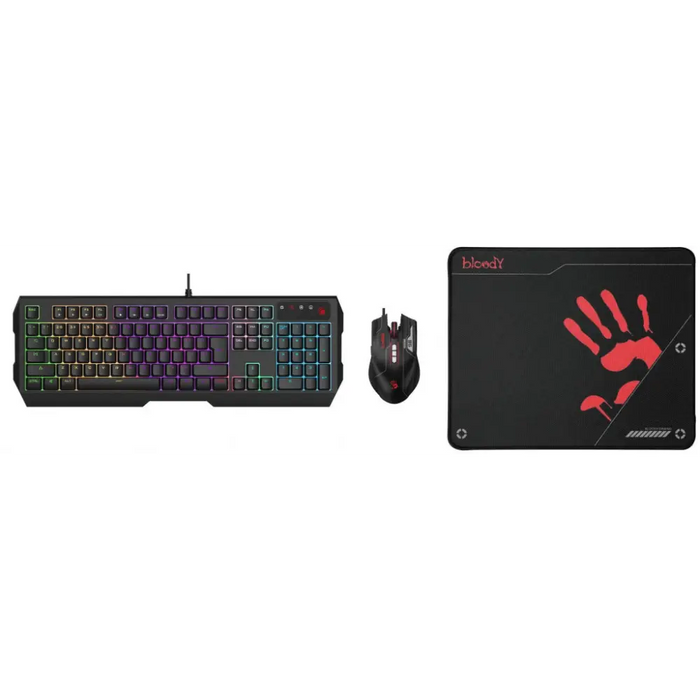 A4tech Bloody B1700N N140N + ES7 + BP-50M Gaming Kit - Клавиатури<<<Периферия<<<Компютри и периферия<<<TechMart