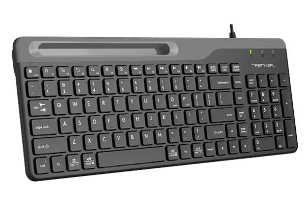 A4tech Fstyler FK25 Wired Keyboard Phone Stand Cyrillic Black - Клавиатури<<<Компютърна периферия<<<ValiAPI