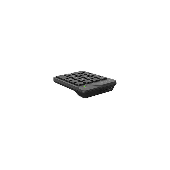 A4tech Digital Wireless 2.4Ghz Keyboard FGK21C, Black, LiIon Battery, USB-C Charging