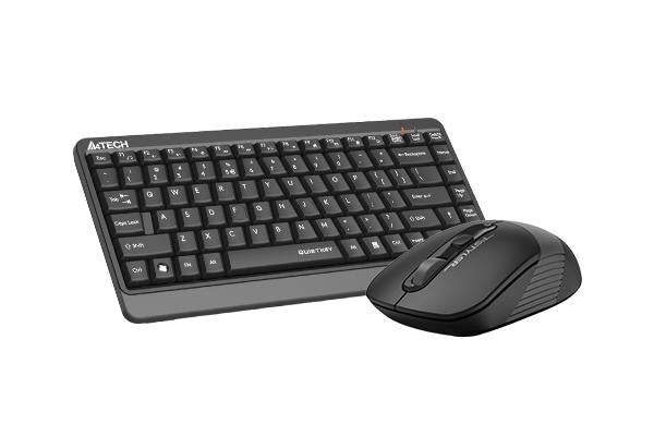 A4TECH Fstyler FGS1110Q Keyboard and Mouse Set, Wireless, Gray