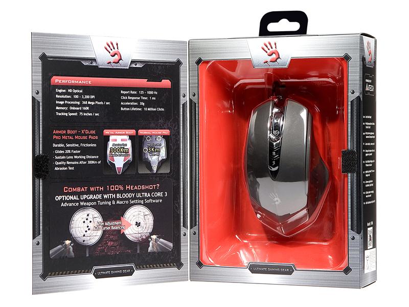 Gaming Mouse Bloody V8M, Optical, Wired, USB